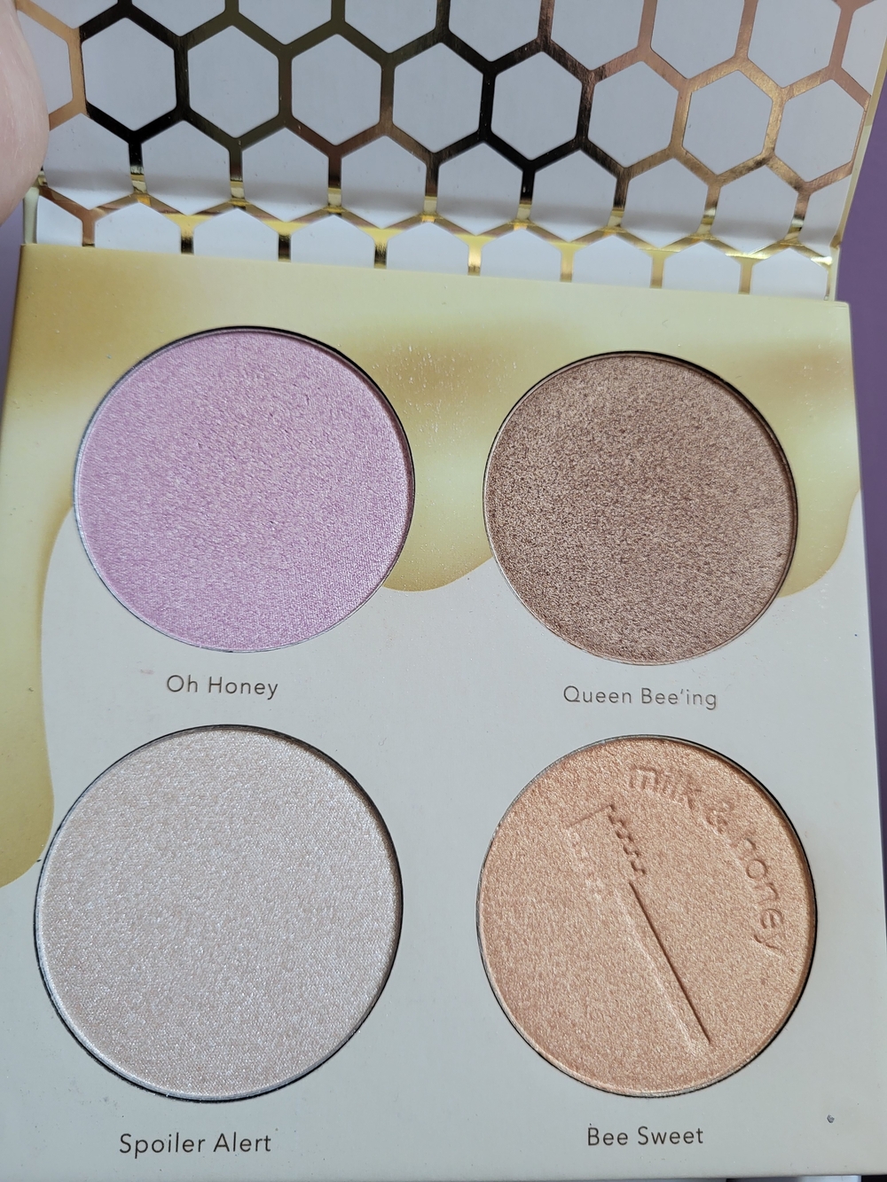 Beauty Bakerie Shimmer Palette — Pink, Gold, Champagne, Peach